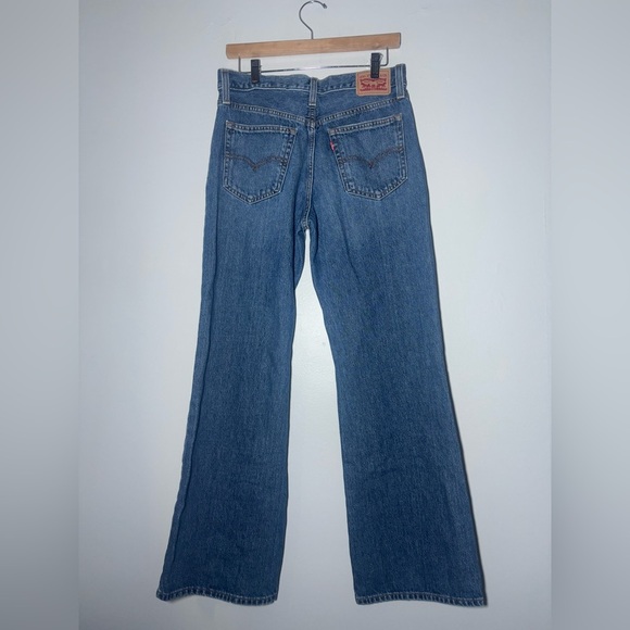 LEVIS premium baggy bootcut distressed jeans size 27 - Picture 5 of 6